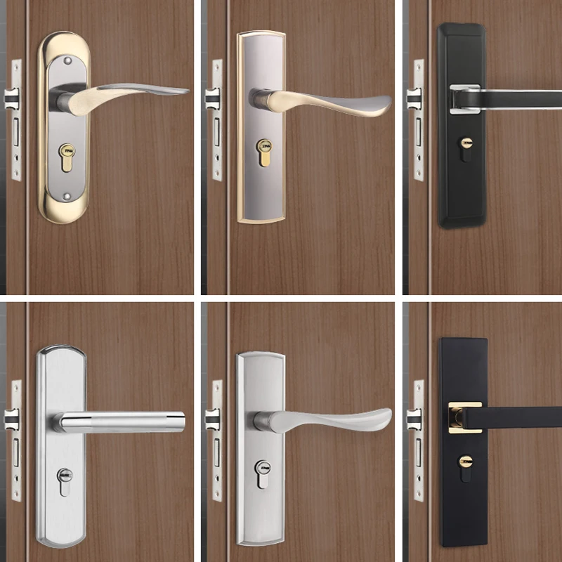 Home Security Door Reinforcement Lock - 침실 나무 문 잠금 세트 집