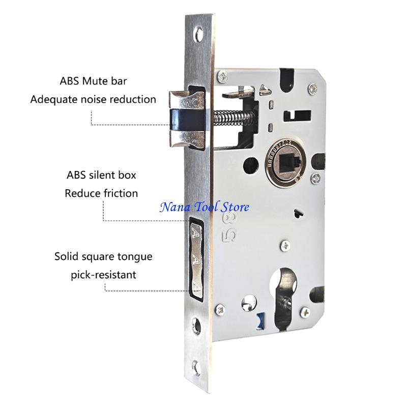 Home Security Installation - 31GJ 업그레이드 아연 합금 도어 핸들