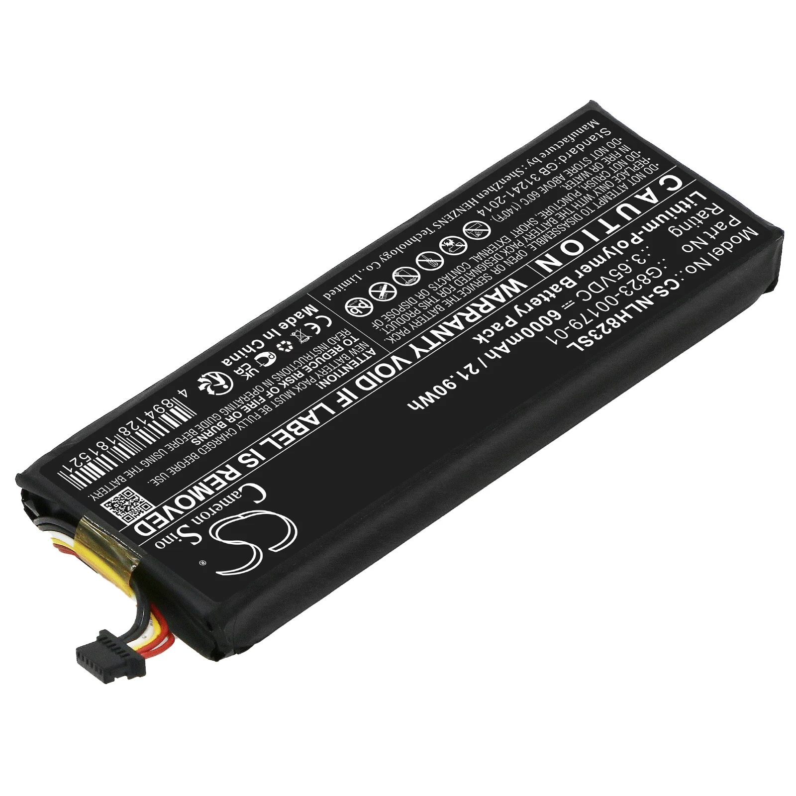 Home Security Battery Replacement - CameronSino 교체용 리튬 폴리머 배터리 G823-00179-01