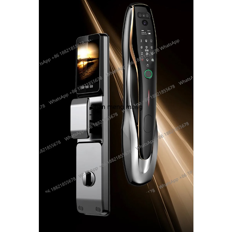 Home Security Front Door Camera - 보안 지문 카드 잠금 해제 얼굴