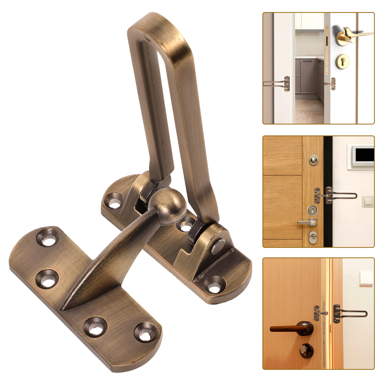 Home Security Door Reinforcement Lock - 현관문 보안 잠금 장치 강화 금속