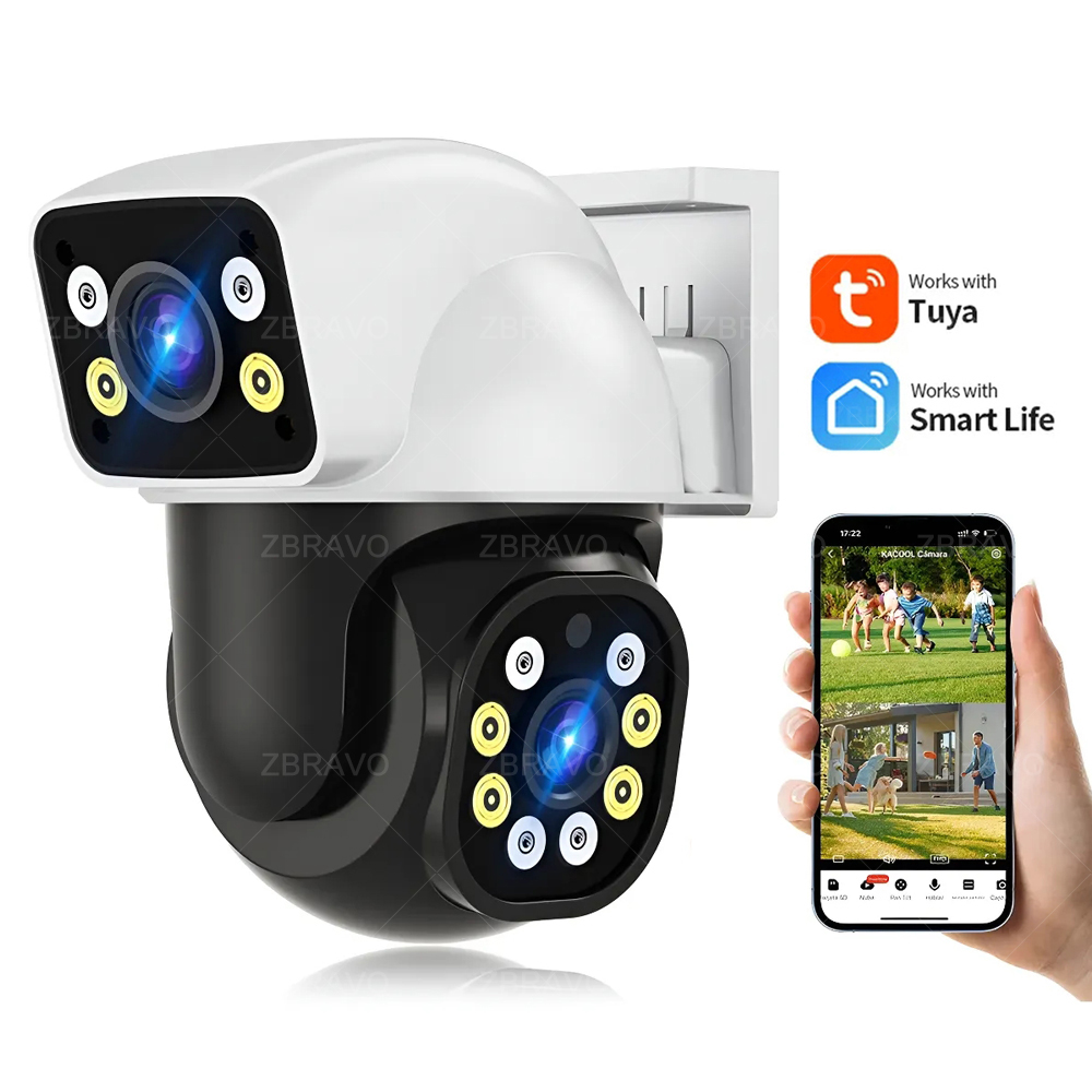Home Security Monitoring Service - Smartlife 8MP WiFi Tuya 야외 카메라