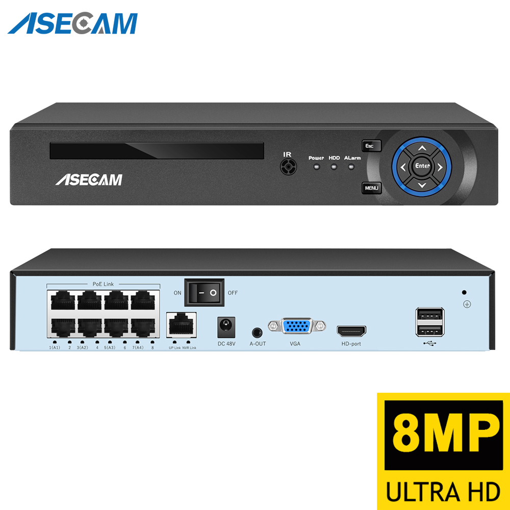Home Security And Cameras - 슈퍼 8MP POE NVR 비디오 레코더
