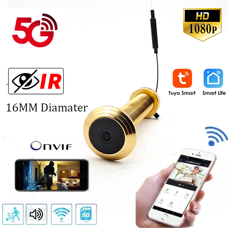 Home Security Front Door Camera - 5G 2.4G 투야 16mm 직경 도어홀