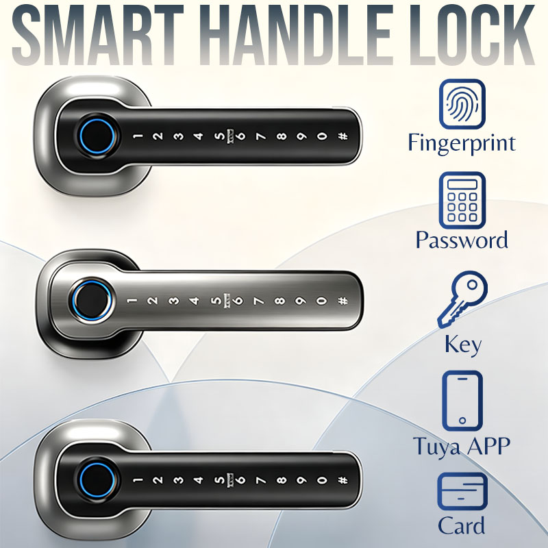 Home Security Door Reinforcement Lock - 홈 보안 장치 스마트 지문 도어락