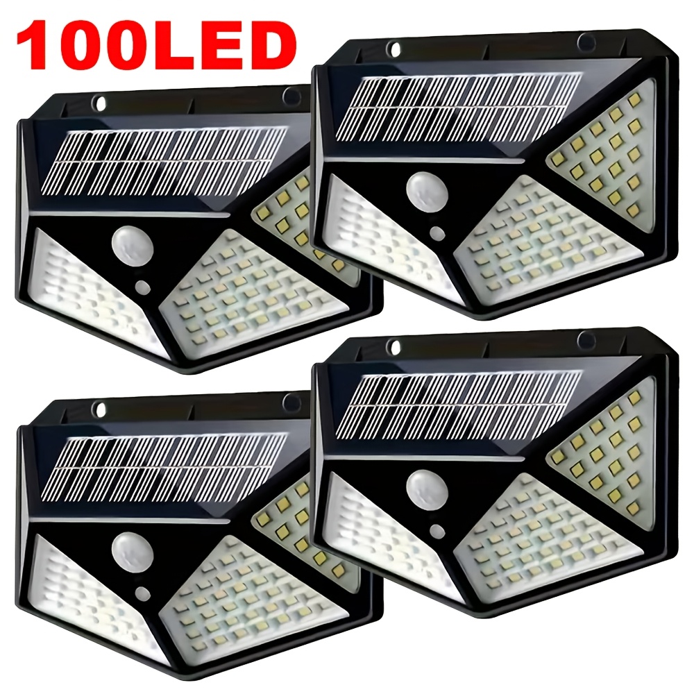 Solar Security Light - 100LED 야외 태양광 정원등, 모션 센서