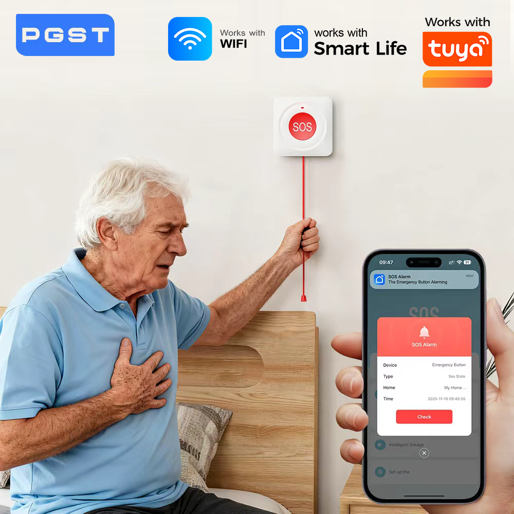 Home Security Guard - WIFI Zigbee 버튼톤 SOS 푸시 버튼