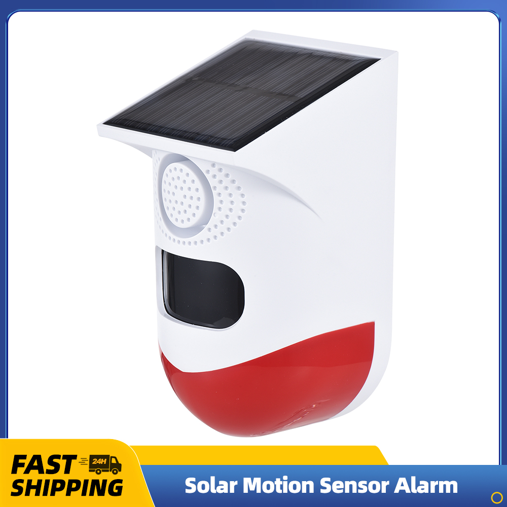 Solar Security Light - 태양 모션 센서 알람 야외 120dB