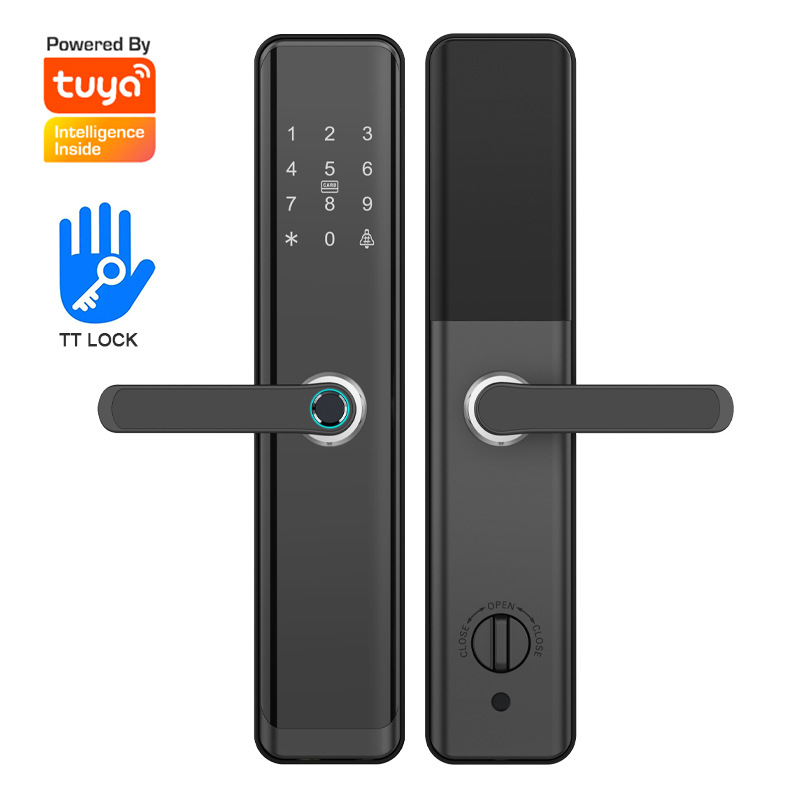 Home Security Battery Replacement - Rfid 지문 핸들 스마트 도어 잠금