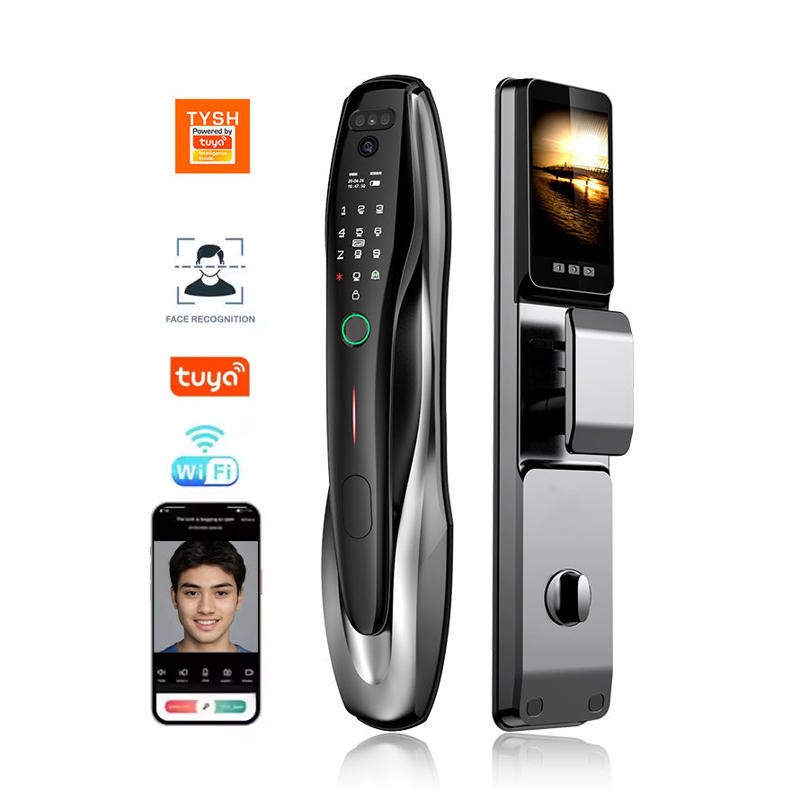 Home Security Front Door Camera - TYSH 투야 보안 지문 NFC 카드
