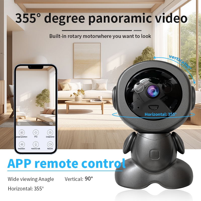 8MP 와이파이 감시 로봇 카메라 PTZ 보안 베이비  - Home Security Images 리뷰 및 가격