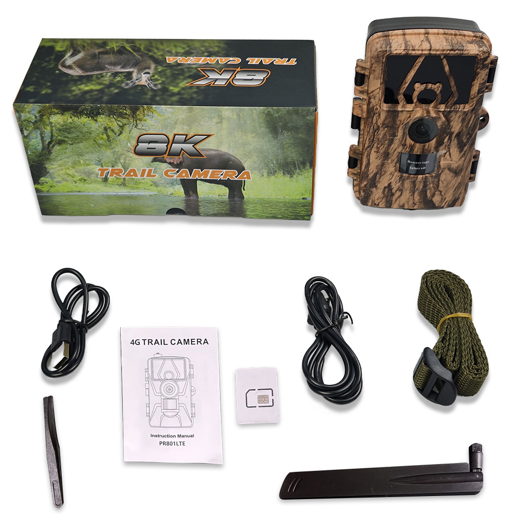 야간 투시 모션 활성화 방수 야생 동물 카메라, 8K  - Home Security Images 리뷰 및 가격