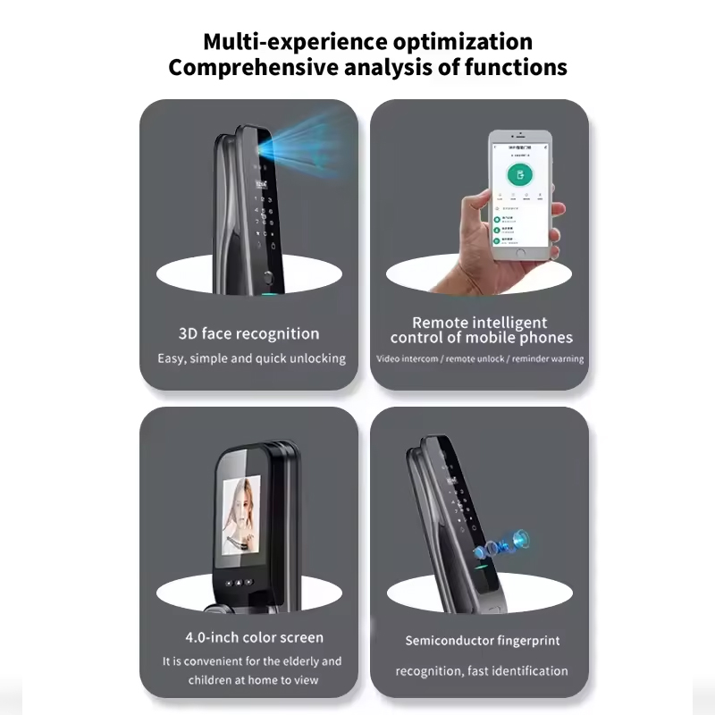 HX5 스마트 도어락 3D 얼굴인식 WiFi 디지털 전 - Home Security And Cameras 리뷰 및 가격