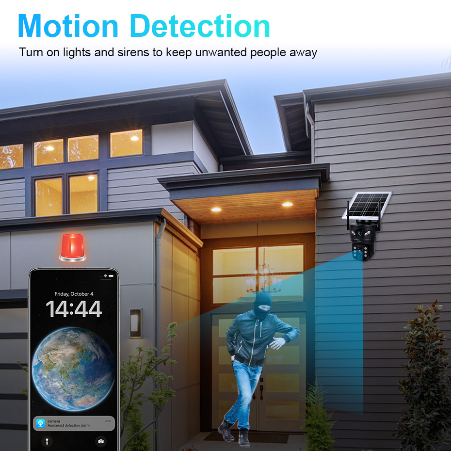 KERUI 6MP 4G SIM WiFi 태양광 카메라  - Home Security Monitoring Service 리뷰 및 가격