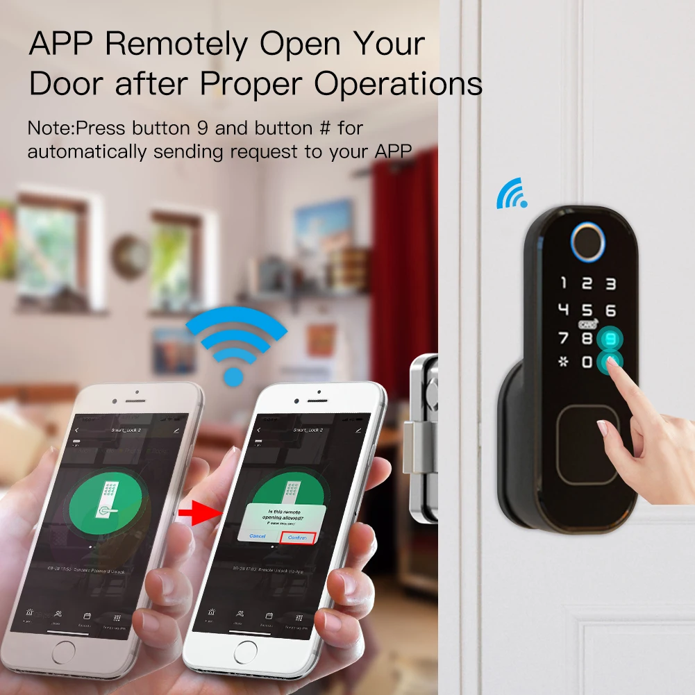 MOES 와이파이 투야 스마트 도어락, 지문 잠금, 스 - Home Security Installation 리뷰 및 가격