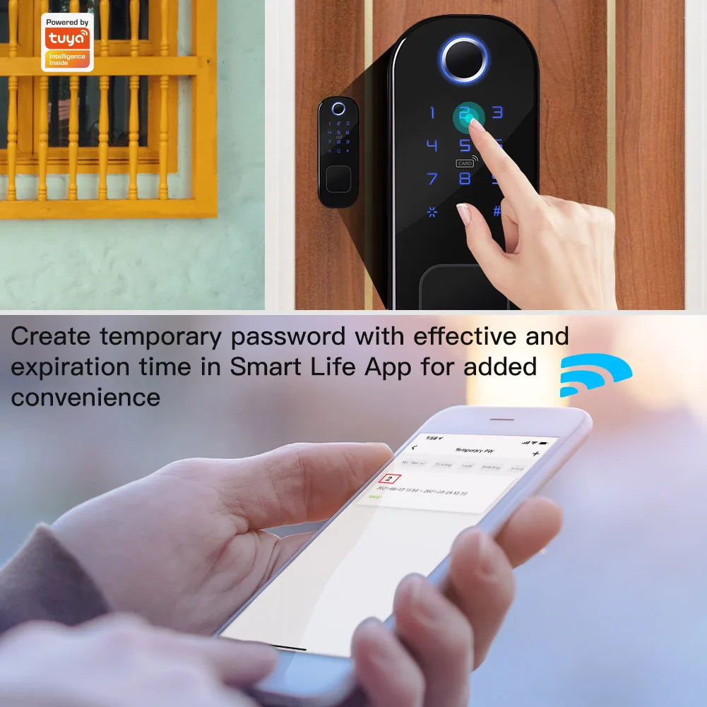 MOES 와이파이 투야 스마트 도어락, 지문 잠금, 스 - Home Security Installation 리뷰 및 가격