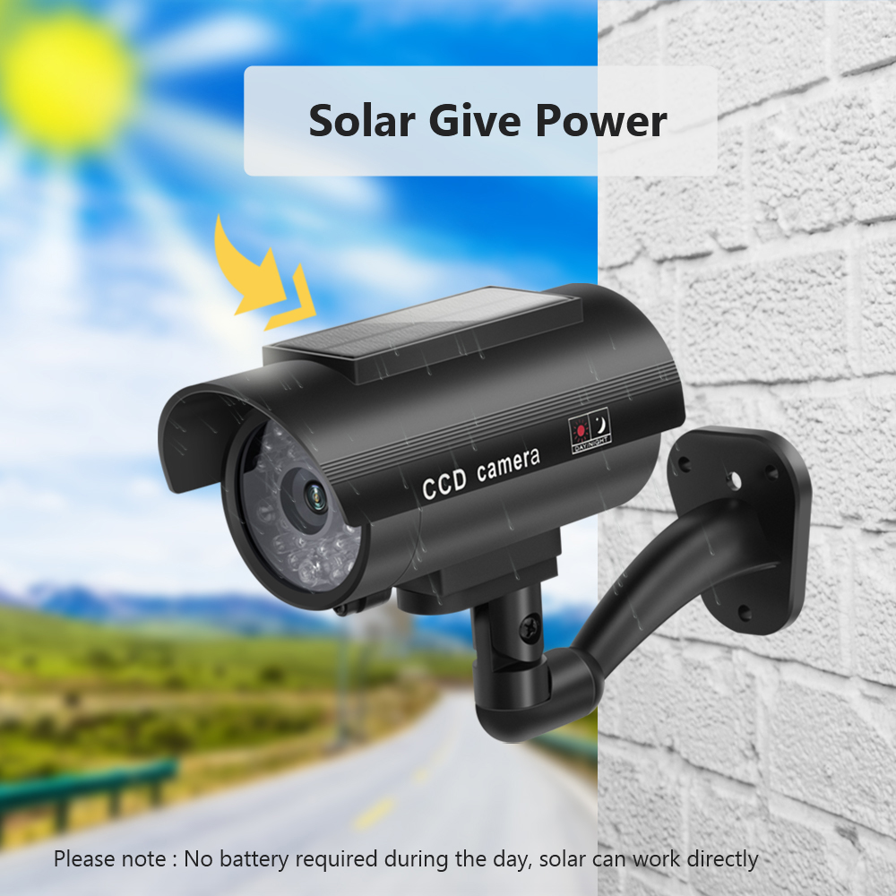 태양전지판 시뮬레이션 감시 카메라, 실외 위조 카메라, - Solar Security Light 리뷰 및 가격