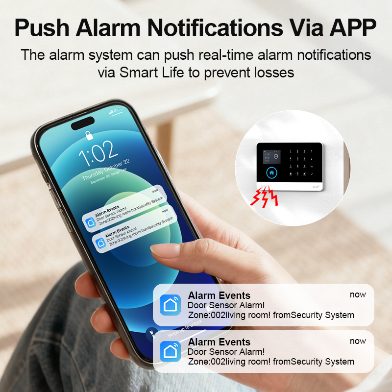 스마트 홈 WiFi GSM 알람 시스템 (모션 센서,  - Home Security Front Door Camera 리뷰 및 가격