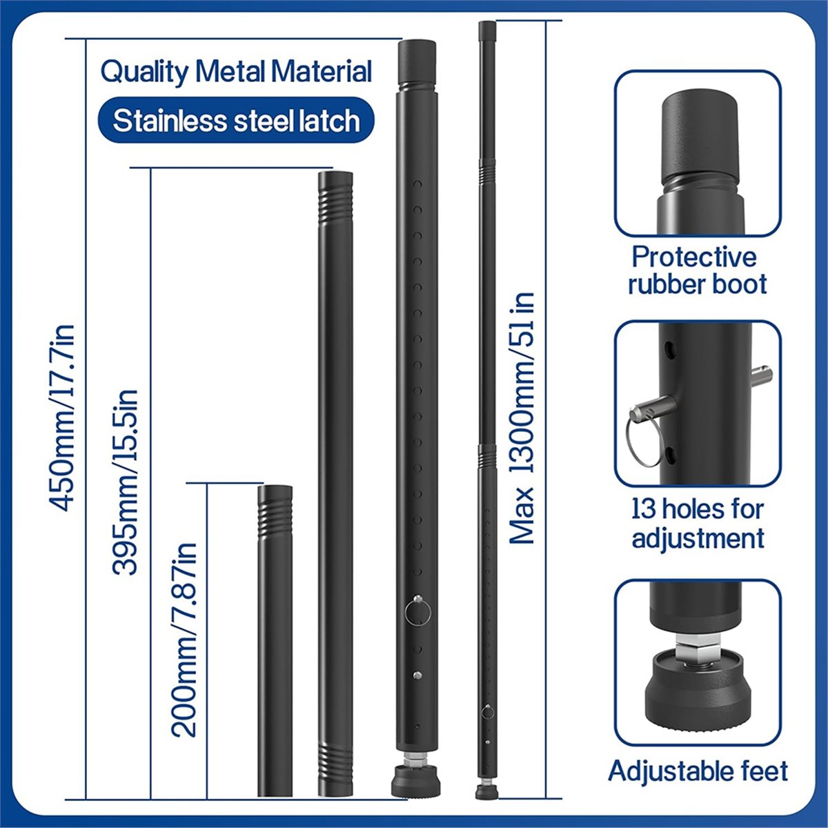 A20I 슬라이딩 도어 보안 바, 고무 팁으로 17-5 - Home Security Bars 리뷰 및 가격