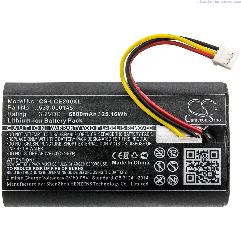 100% 새 제품 3.7V 5200/6800mAh 교체 - Home Security Battery Replacement 리뷰 및 가격