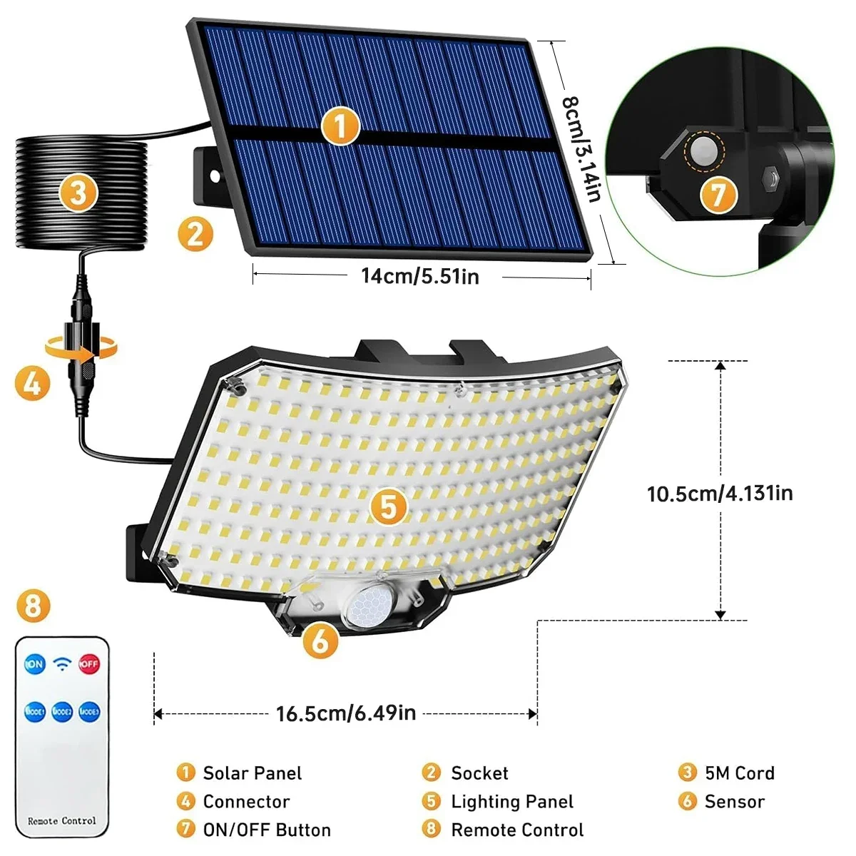 234LED 태양광 야외 조명 모션 센서 슈퍼 브라이트 - Solar Security Light 리뷰 및 가격