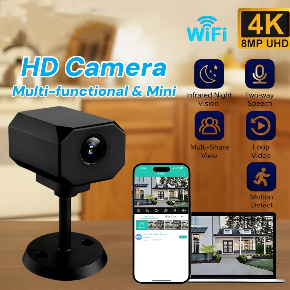 4K HD WiFi 보안 카메라, 가정용 미니 스마트  - Home Security Installation 리뷰 및 가격