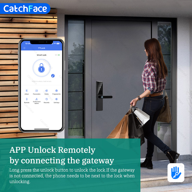 블루투스 지문 도어 잠금 장치 TTLock App 코드 - Home Security Door Reinforcement Lock 리뷰 및 가격