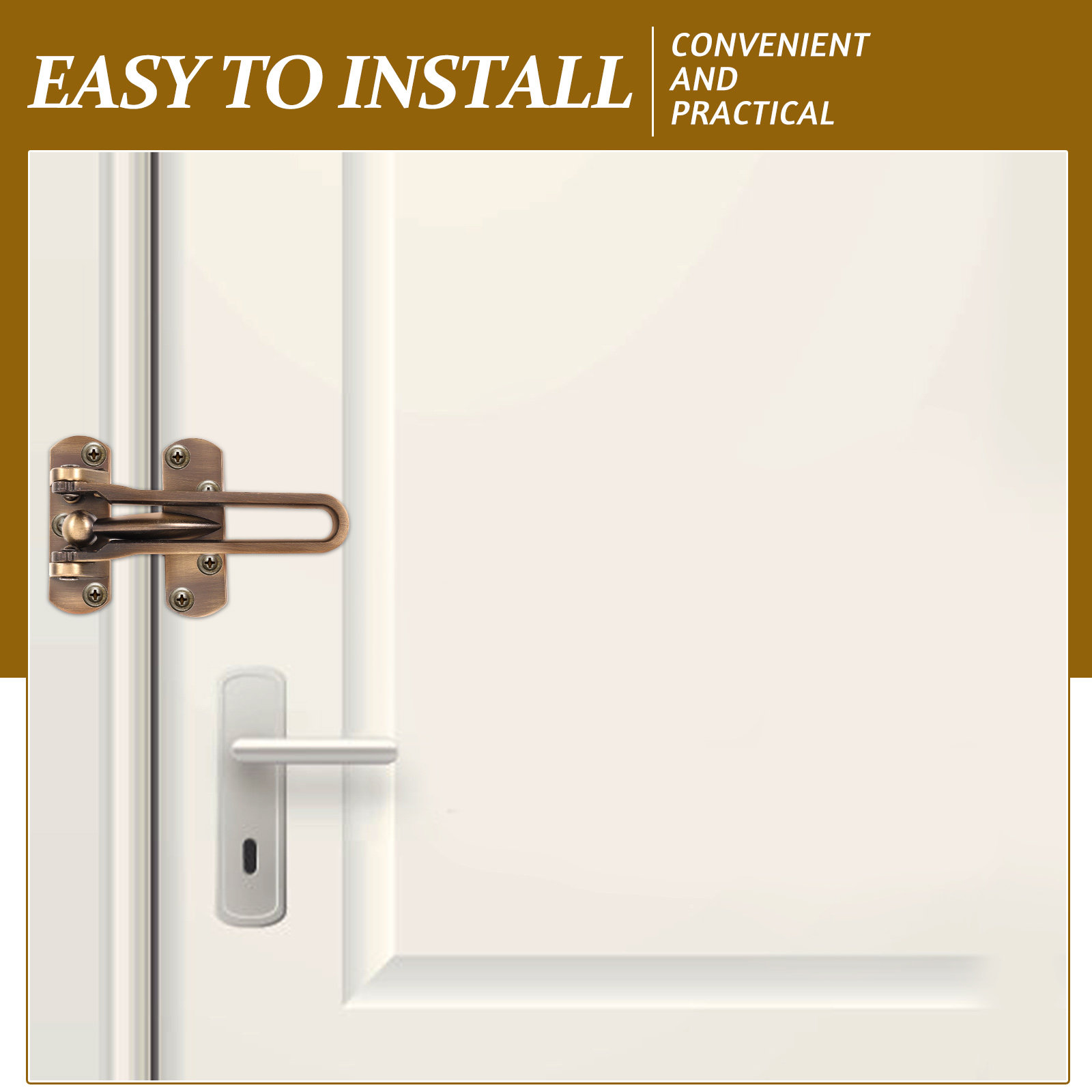 현관문 보안 잠금 장치 강화 금속 녹 방지 래치 (가정 - Home Security Door Reinforcement Lock 리뷰 및 가격