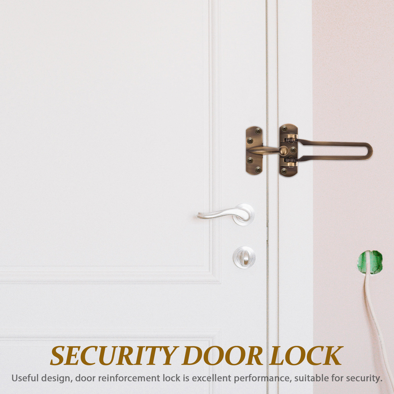 현관문 보안 잠금 장치 강화 금속 녹 방지 래치 (가정 - Home Security Door Reinforcement Lock 리뷰 및 가격