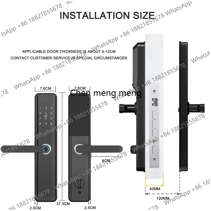 Rfid 지문 인식 핸들 스마트 도어 잠금 장치 보안  - Home Security Battery Replacement 리뷰 및 가격