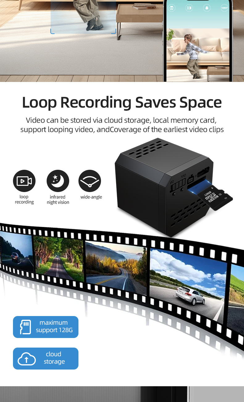 가정용 미니 보안 카메라 HD 카메라 WiFi 무선 소 - Home Security Monitoring Service 리뷰 및 가격