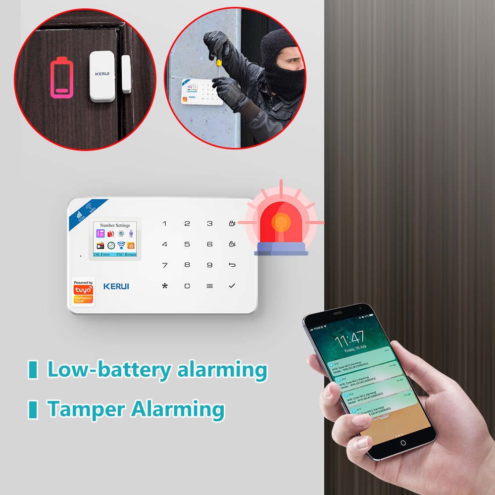 KERUI W181 경보 시스템 보안 홈 WIFI GS - Home Security Front Door Camera 리뷰 및 가격