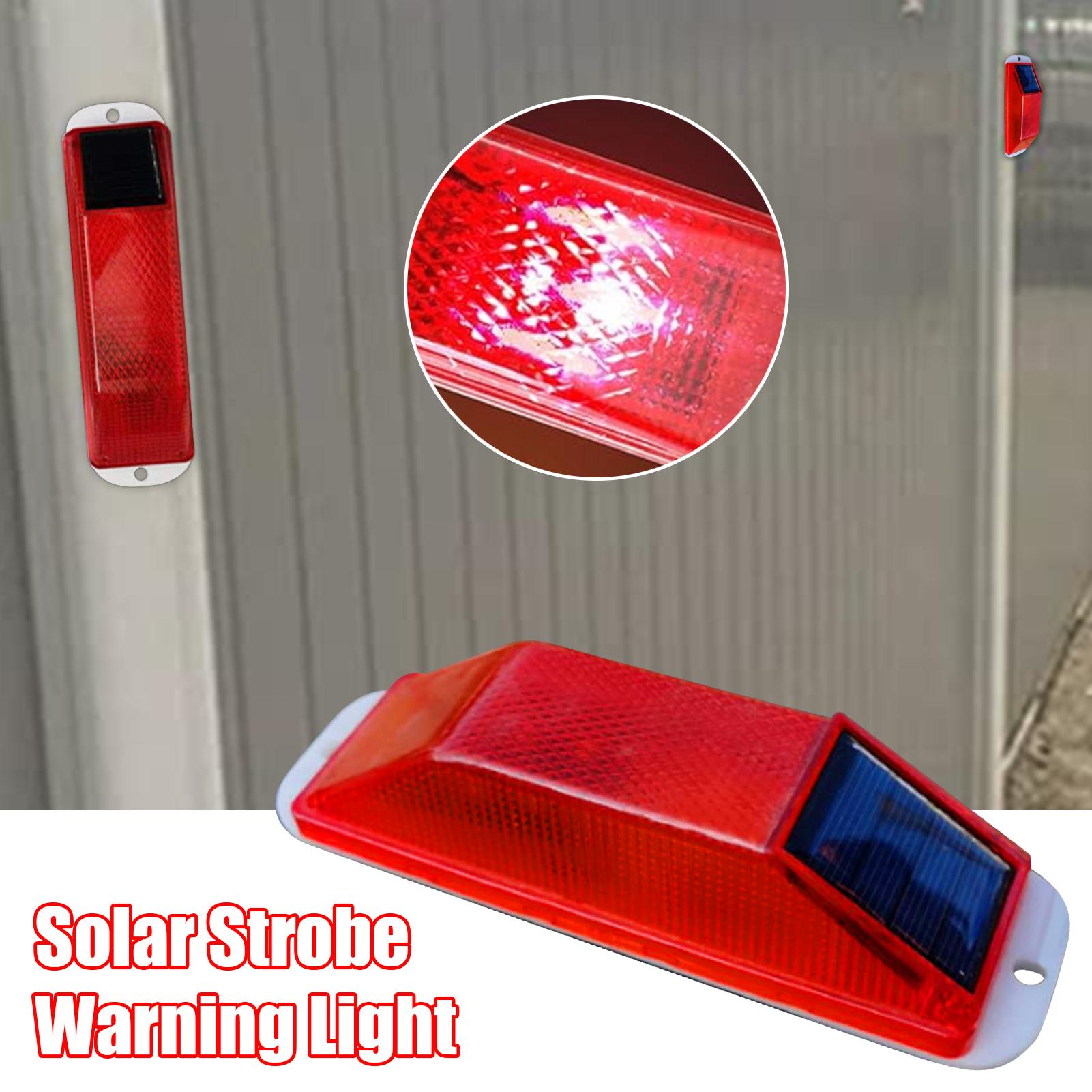 LED 태양광 스트로브 경고등 태양광 야간 운전 교통  - Solar Security Light 리뷰 및 가격