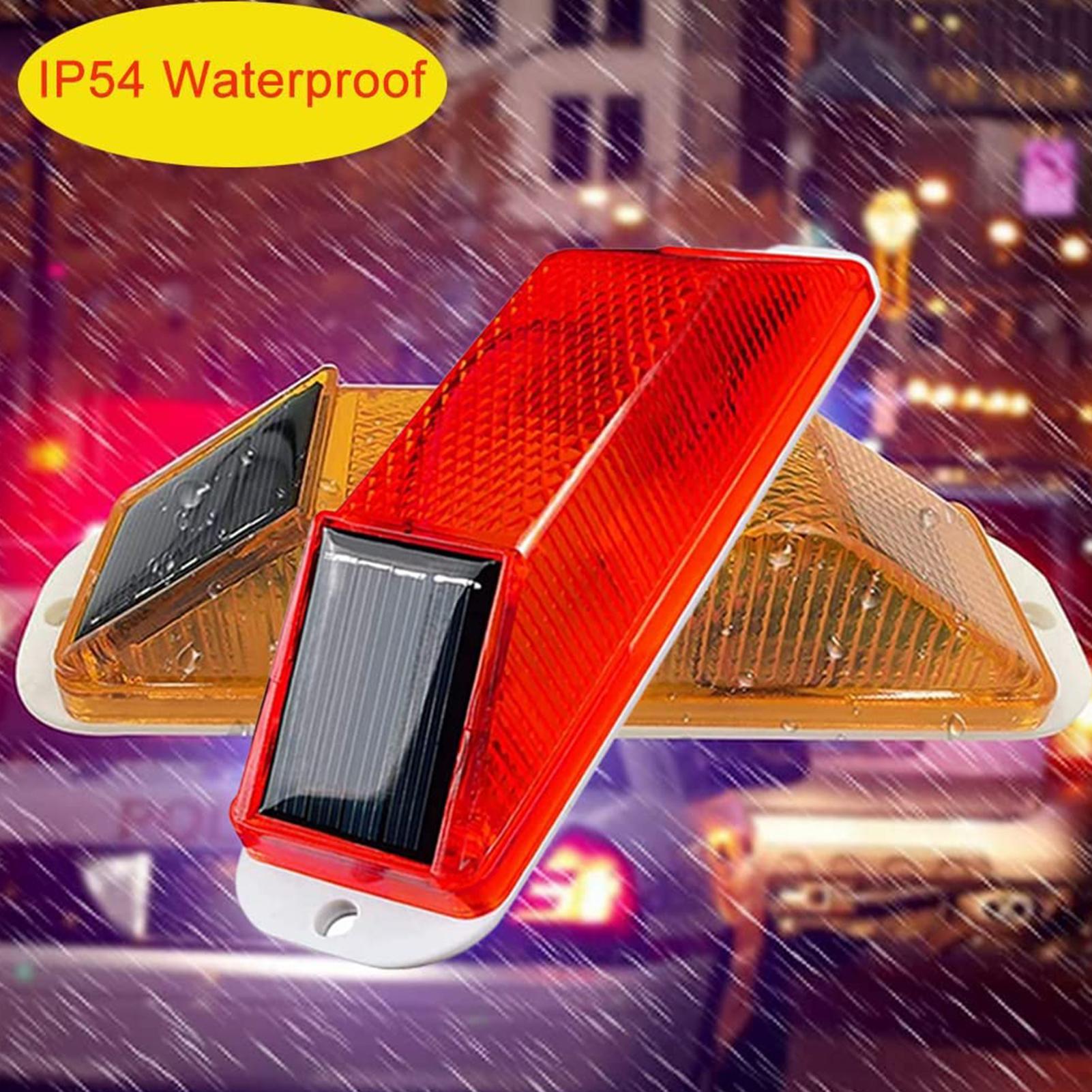 LED 태양광 스트로브 경고등 태양광 야간 운전 교통  - Solar Security Light 리뷰 및 가격