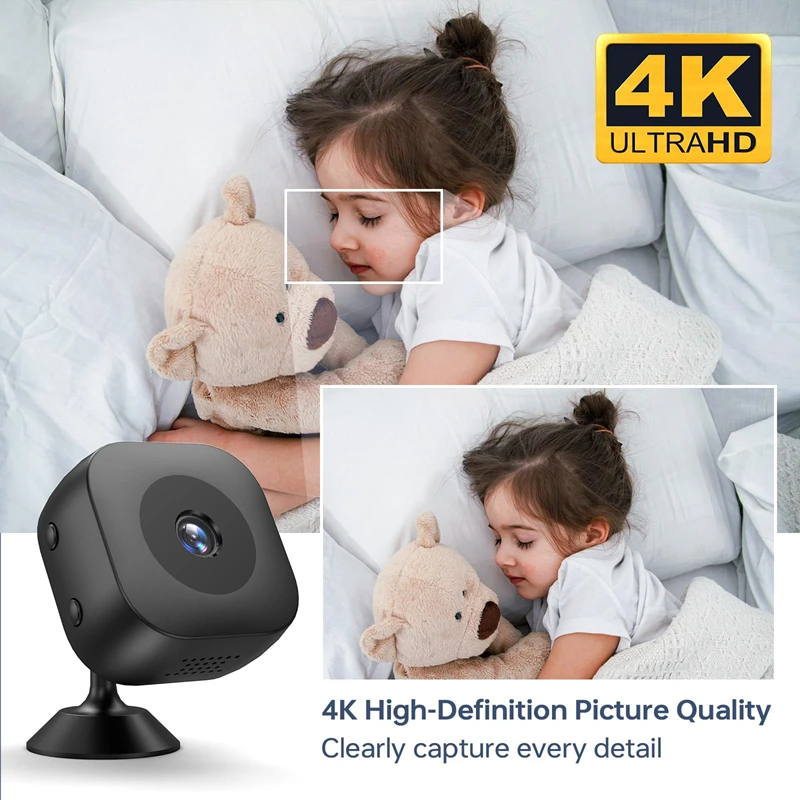 4K HD 보안 카메라 WiFi 무선 광각 실내 야간  - Home Security Monitoring Service 리뷰 및 가격