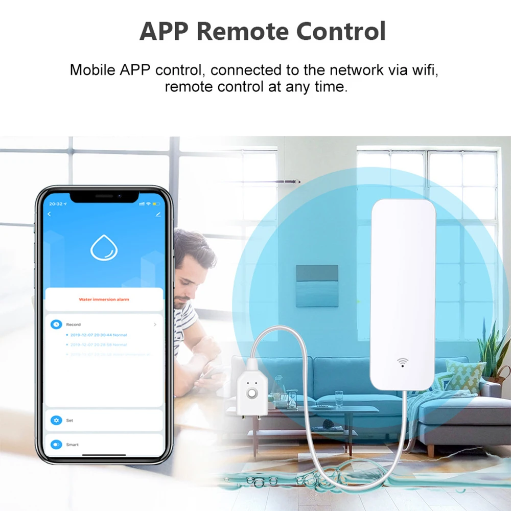 Tuya WiFi Zigbee 물 센서 스마트 누수 감 - Home Security Guard 리뷰 및 가격