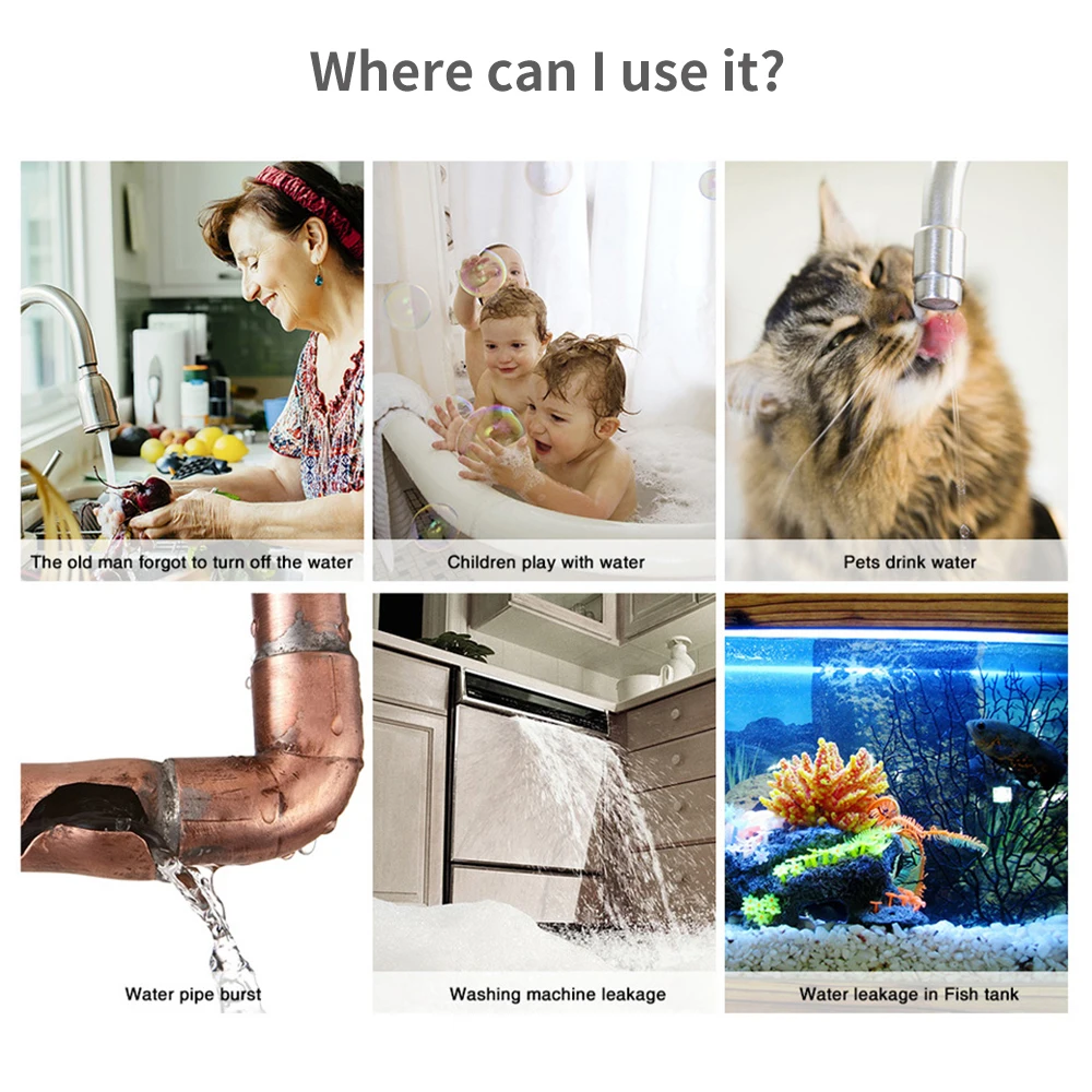 Tuya WiFi Zigbee 물 센서 스마트 누수 감 - Home Security Guard 리뷰 및 가격