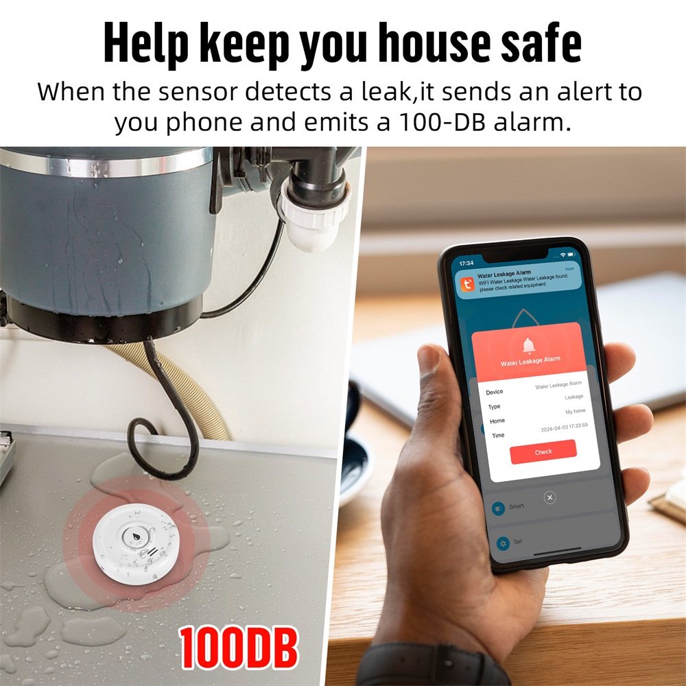 Fuers 누수 감지기 스마트 홈 알람, 투야 스마트  - Home Security Installation 리뷰 및 가격