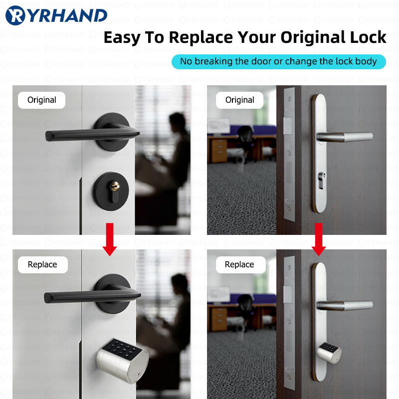 스마트 유로 원통형 도어락 ttlock 앱 키리스 보안 - Home Security Installation 리뷰 및 가격