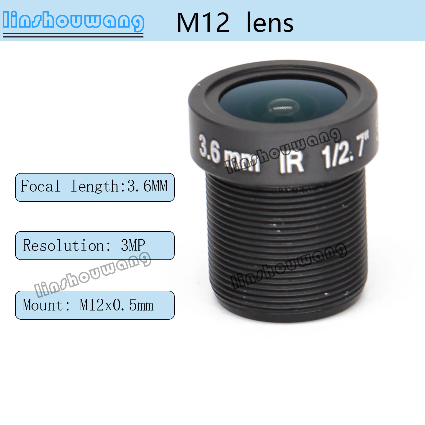 M12 렌즈 300 픽셀 3.6mm Cctv 렌즈 보안 - Home Security Images 리뷰 및 가격