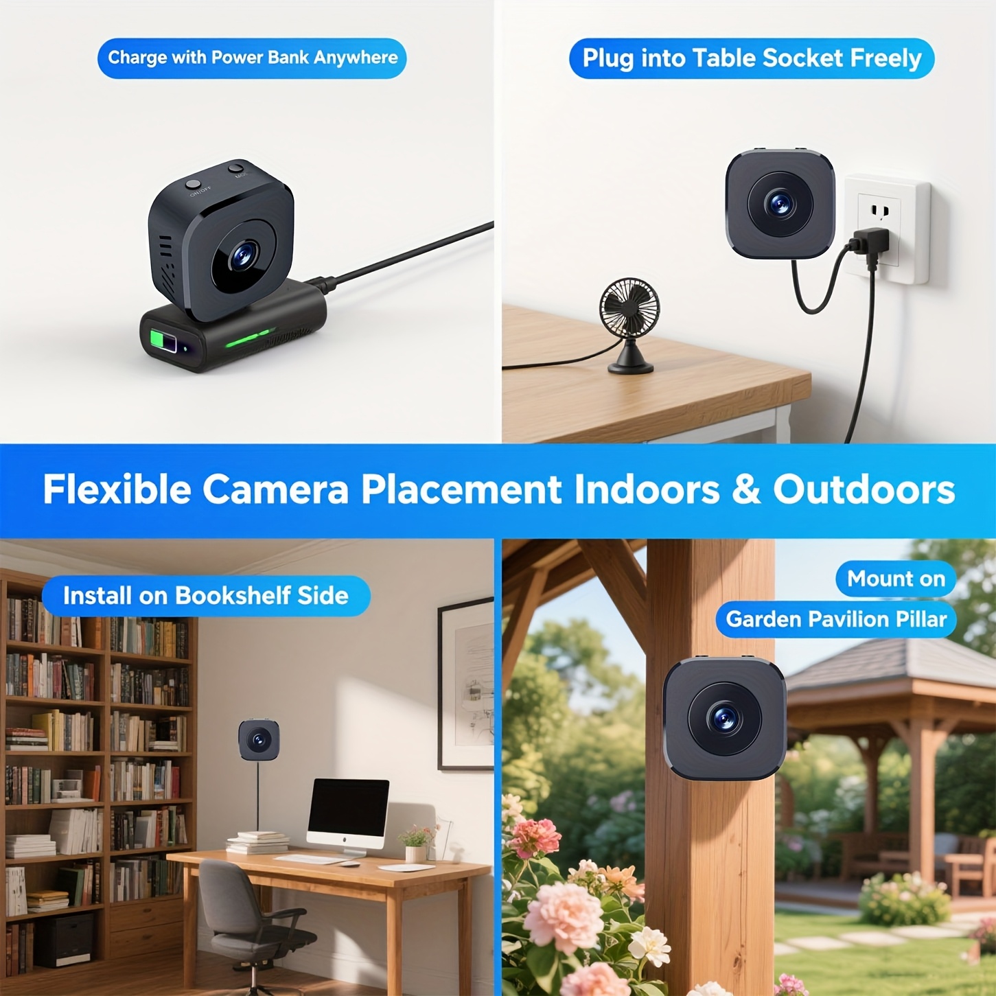 1080P HD 미니 WiFi 카메라 실내 안전 보안  - Home Security And Cameras 리뷰 및 가격