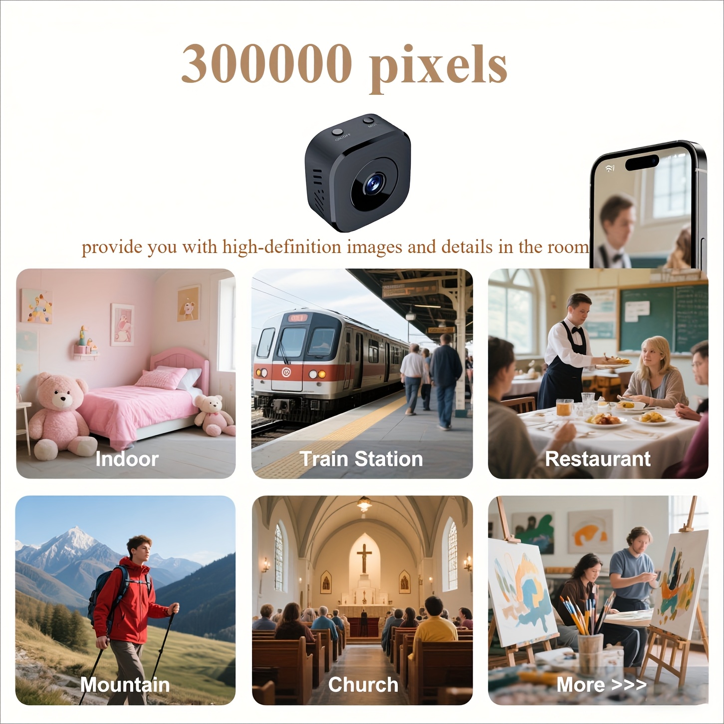 1080P HD 미니 WiFi 카메라 실내 안전 보안  - Home Security And Cameras 리뷰 및 가격