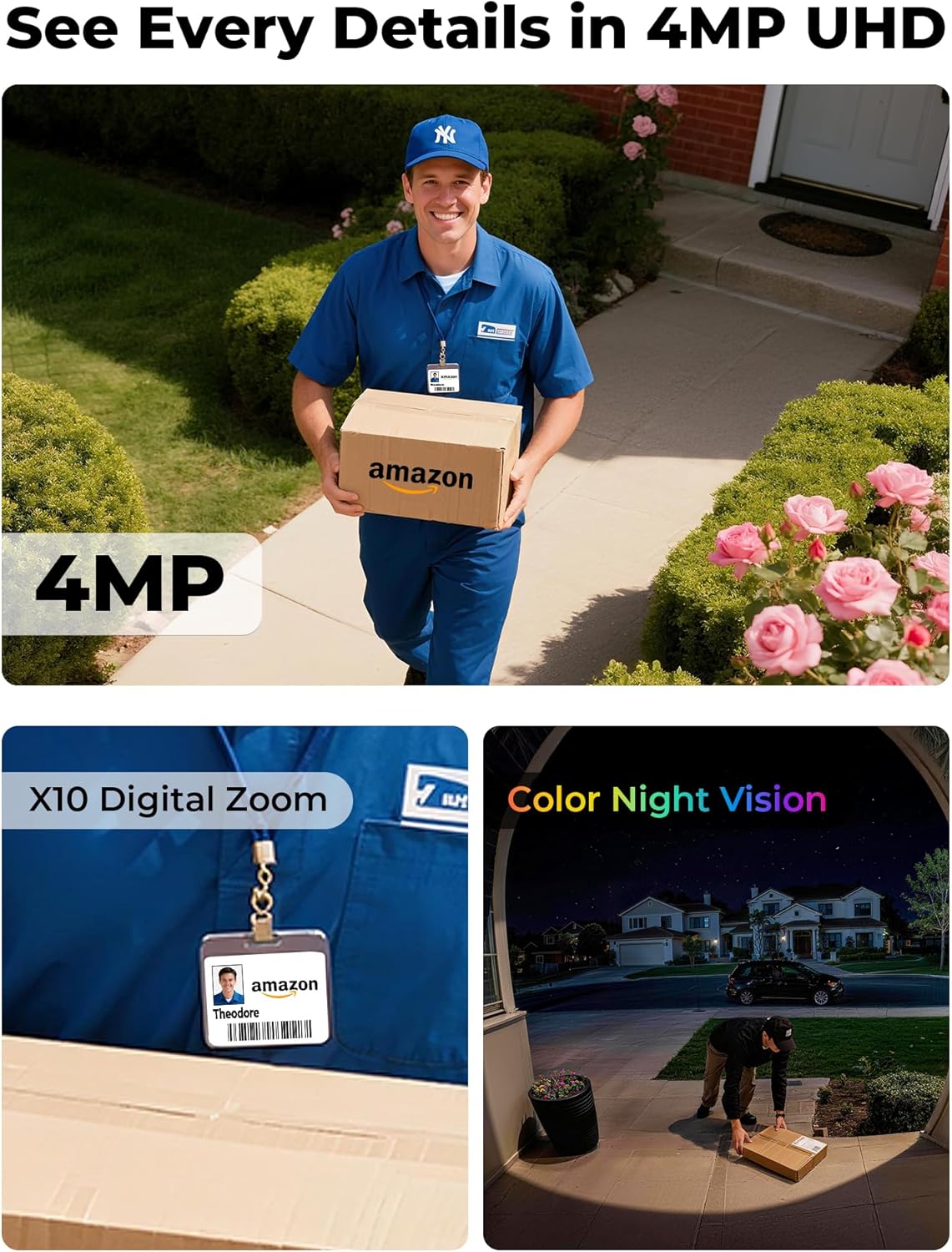 태양광 무선 야외 보안 카메라 360도 회전 기능 탑재 - Home Security Cameras No Subscription 리뷰 및 가격