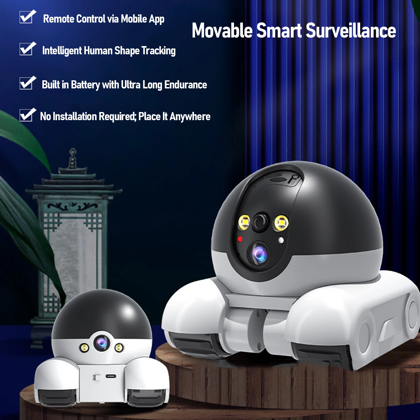 실내 보안 카메라 2MP 듀얼 렌즈 APP 원격 제어  - Home Security Images 리뷰 및 가격