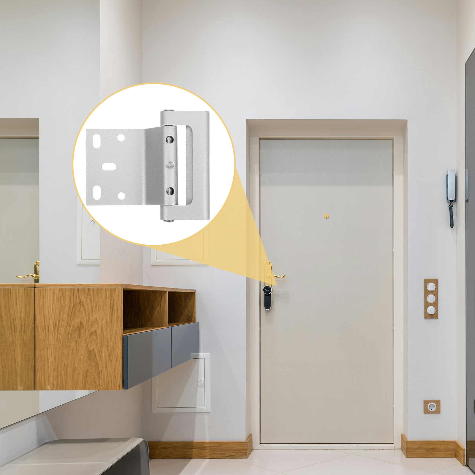 알루미늄 합금 보안 도어 잠금장치, 어린이 보호 강화  - Home Security Door Reinforcement Lock 리뷰 및 가격