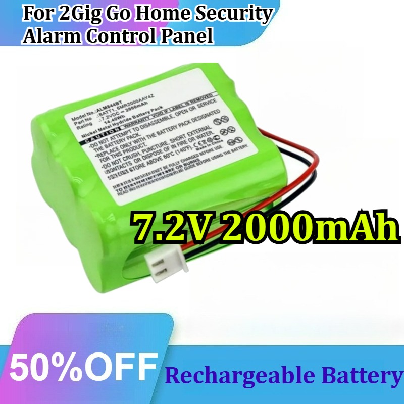 2Gig Go 홈 보안 경보 제어판 교체용 7.2V 2 - Home Security Battery Replacement 리뷰 및 가격