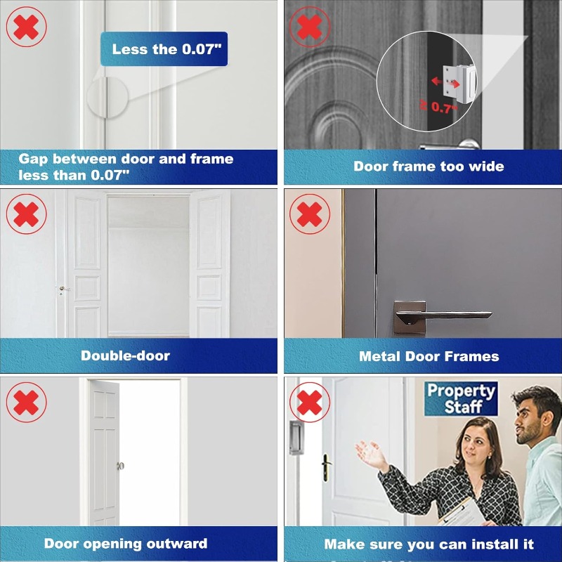 문 보강 잠금장치는 침입을 방지하고, 가정 안전과 개인 - Home Security Door Reinforcement Lock 리뷰 및 가격