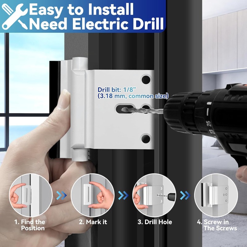 문 보강 잠금장치는 침입을 방지하고, 가정 안전과 개인 - Home Security Door Reinforcement Lock 리뷰 및 가격