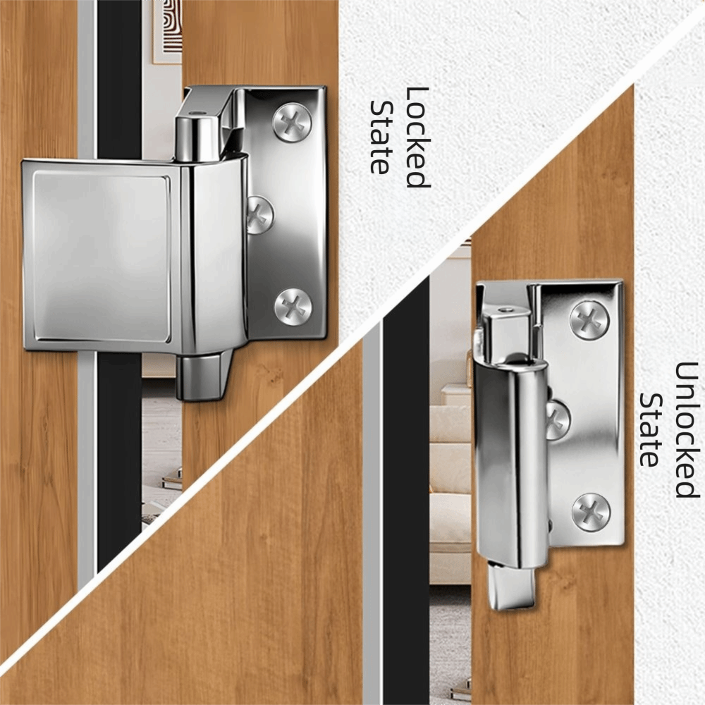알루미늄 합금 도어락 보안 개인정보보호 강화 홈 도어락 - Home Security Door Reinforcement Lock 리뷰 및 가격
