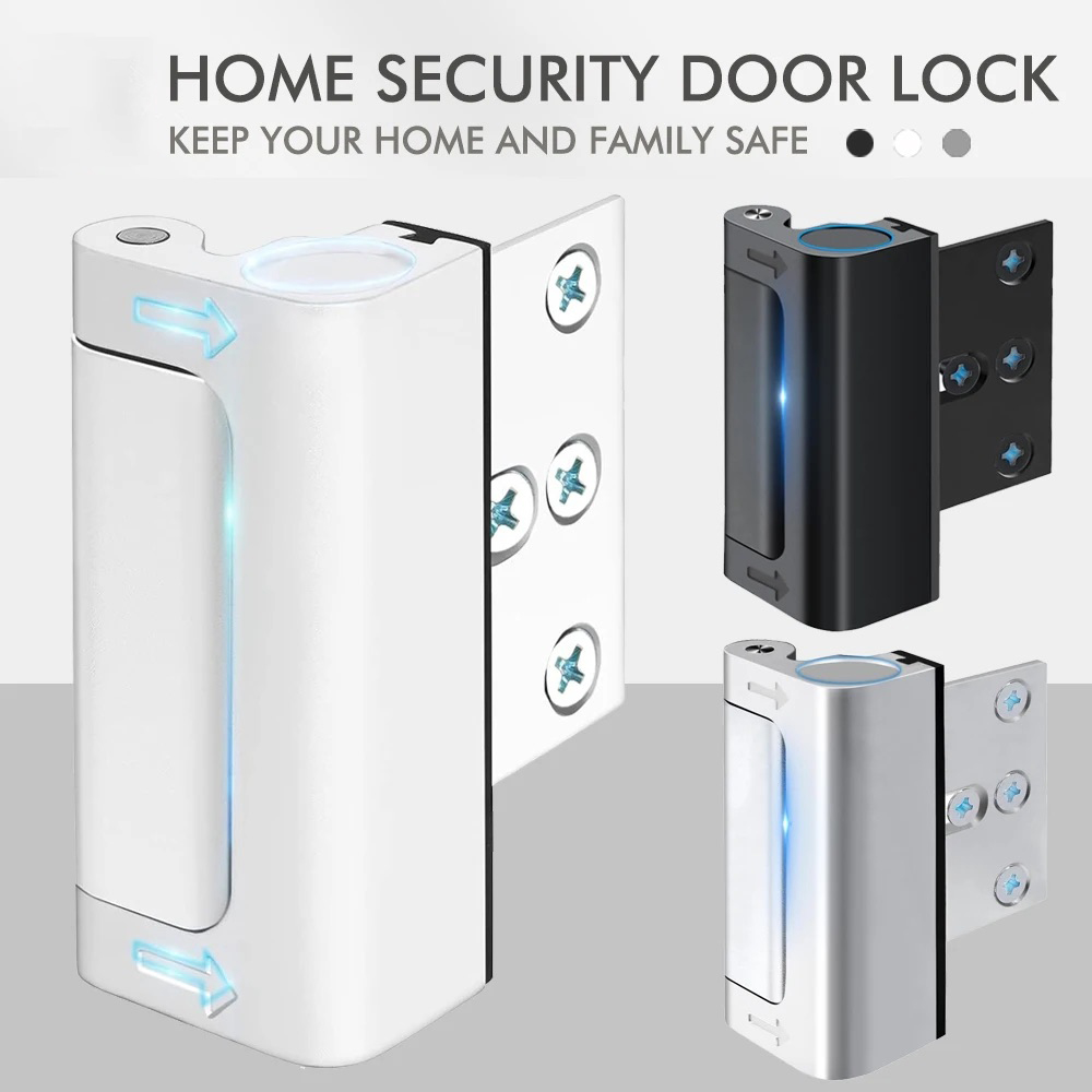 새로운 홈 보안 도어 잠금 장치 알루미늄 합금 도난 방 - Home Security Door Reinforcement Lock 리뷰 및 가격